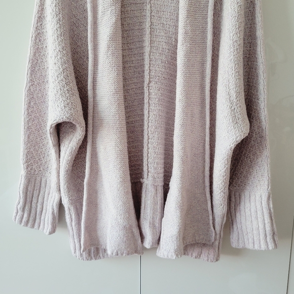 Anthropologie Angel of the North Pink Open Front Cardigan.  Fits like a L-XL - Picture 4 of 10